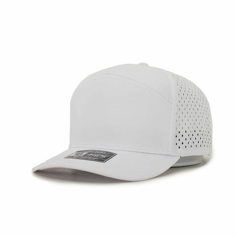 White 7 Panel Hat
