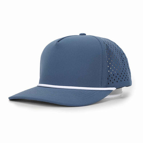 Deep Blue 5 Panel Rope Hat