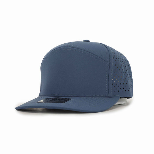 Deep Blue 7 Panel Hat