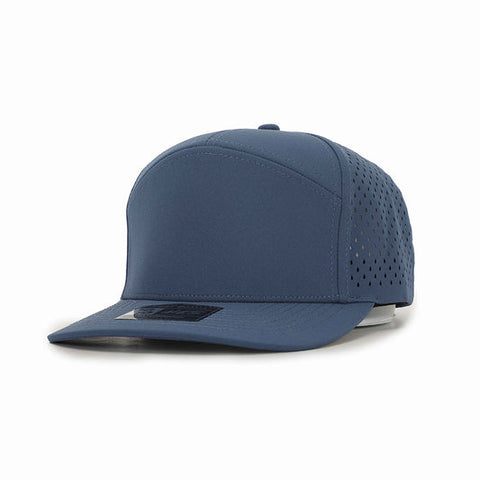 Deep Blue 7 Panel Hat