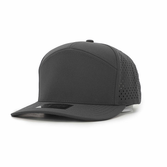 Dark Grey 7 Panel Hat