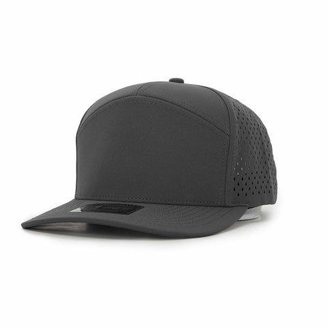 Dark Grey 7 Panel Hat