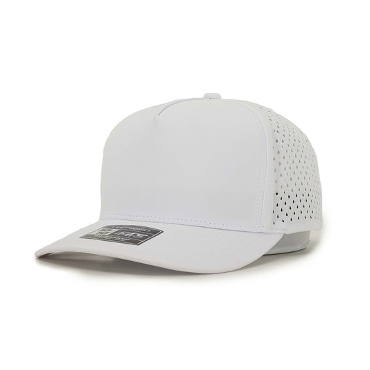White 5 Panel Hat