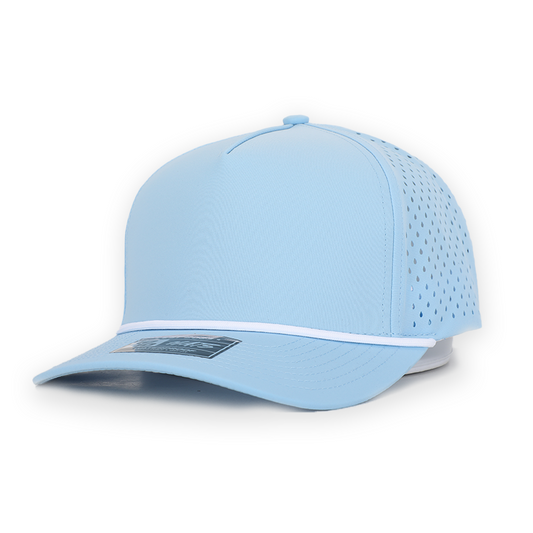 Sky Blue 5 Panel Rope Hat