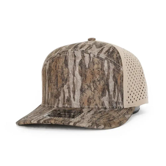 Bottomland Camo 7 Panel Hat