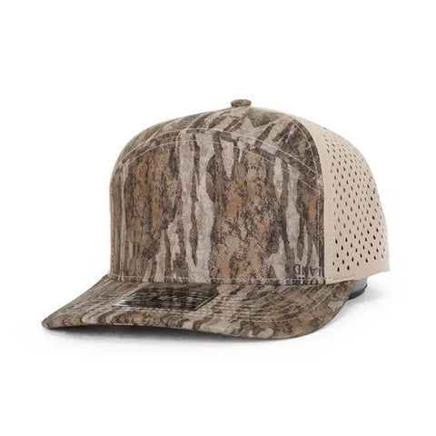 Bottomland Camo 7 Panel Hat