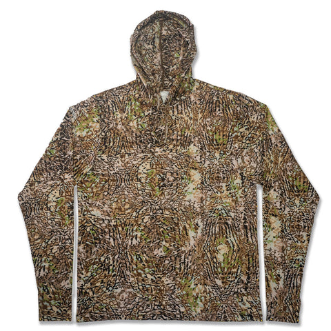 Xotic Air-X Camo Hooded Long Sleeve Performance Shirt