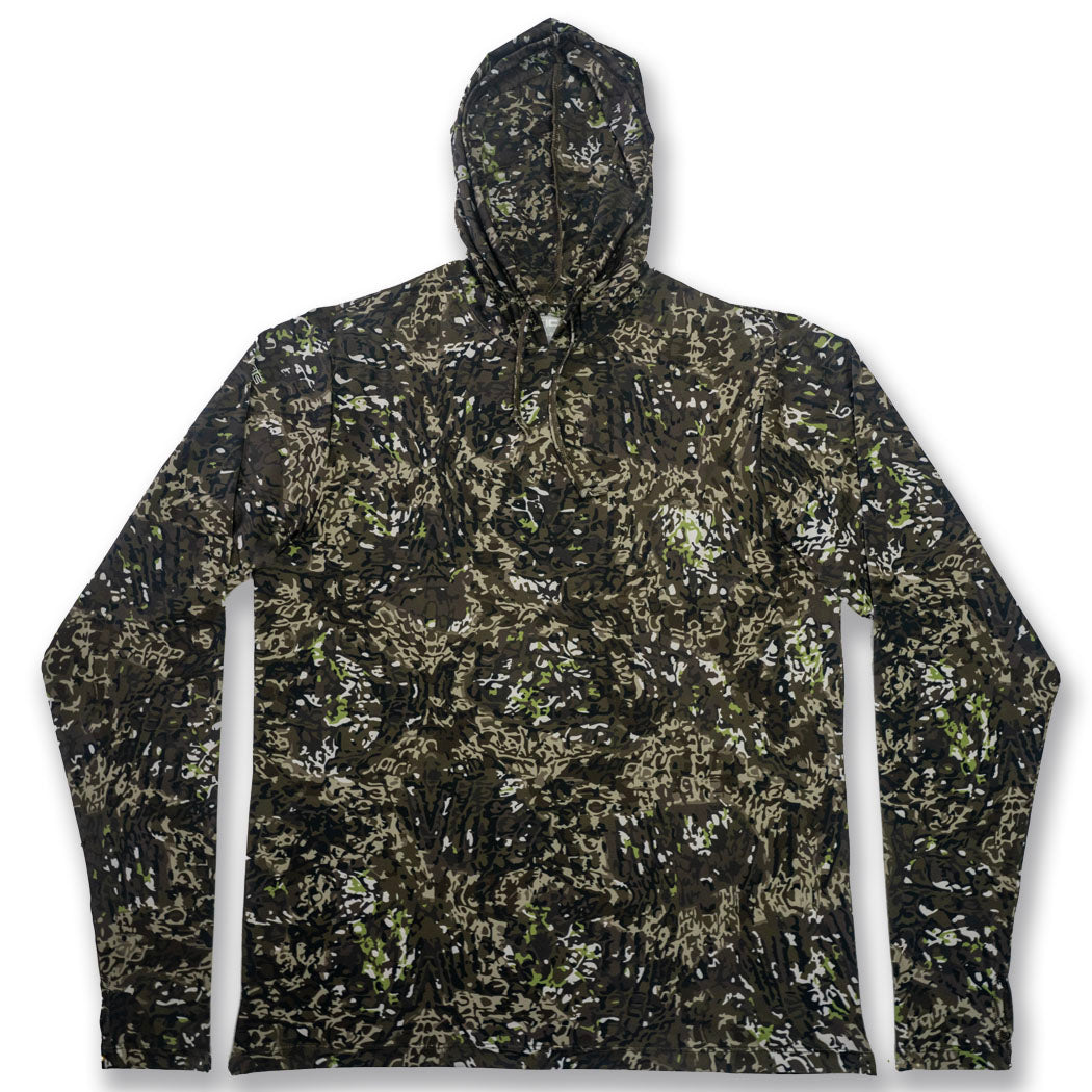 Xotic Air-X Camo Hooded Long Sleeve Performance Shirt