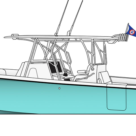 Boat Line Drawing (Design)