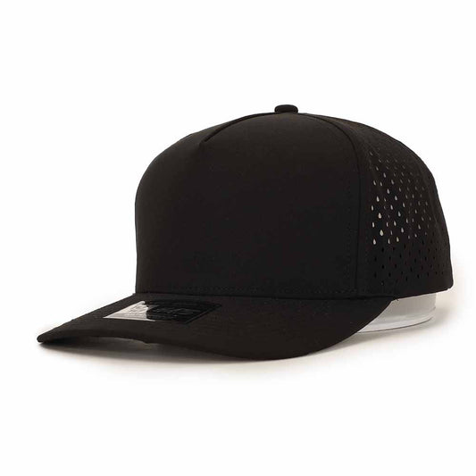 Black 5 Panel Hat