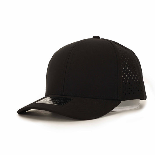Black 6 Panel Hat