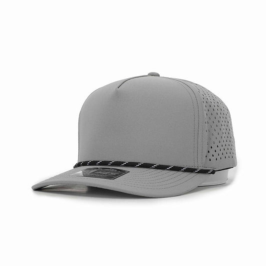 Light Grey 5 Panel Rope Hat