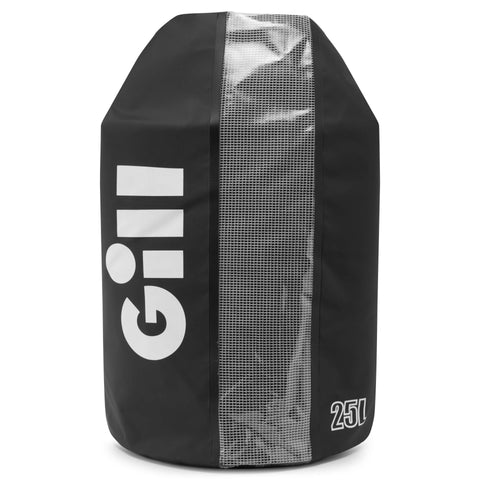Gill logo side of the 25L Voyager dry bag