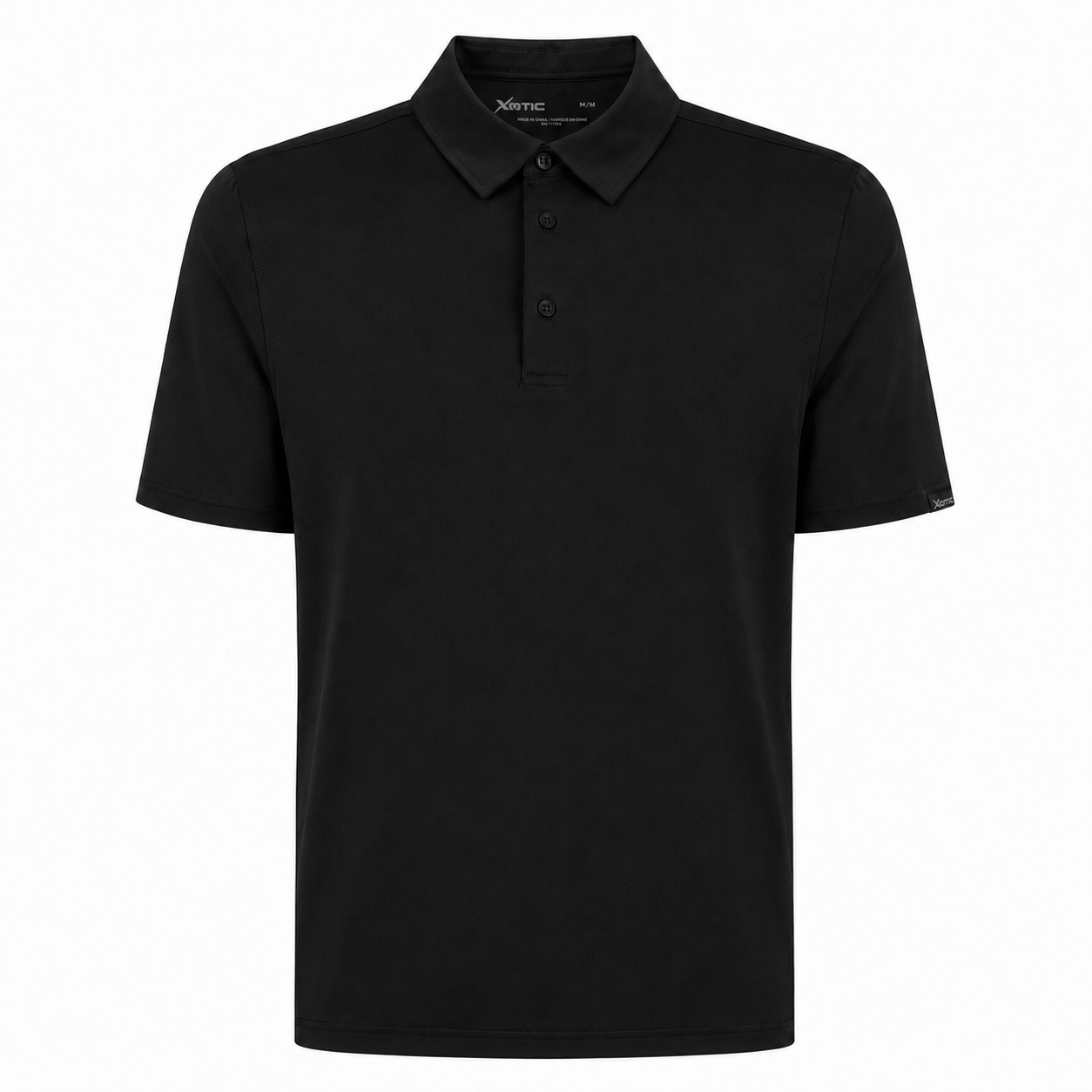 Top Shot Solid Polo - Black
