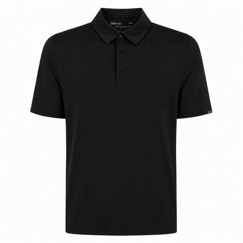 Top Shot Solid Polo - Black