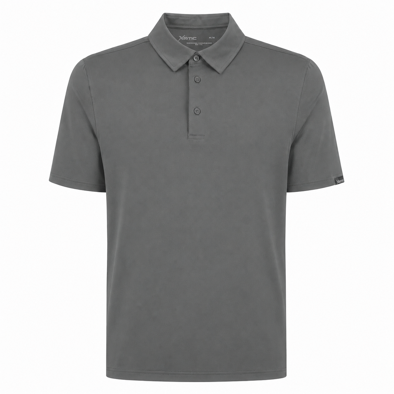 Top Shot Solid Polo - Charcoal