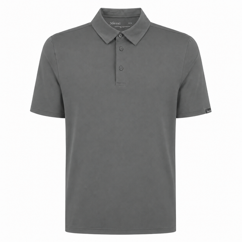 Top Shot Solid Polo - Charcoal