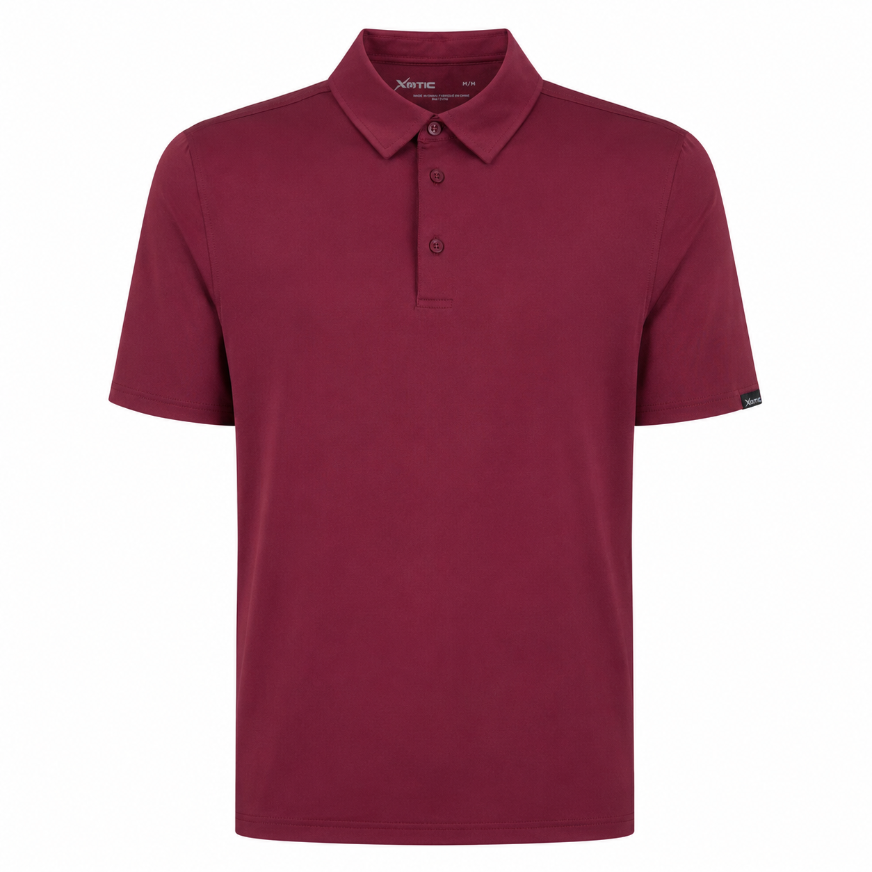 Top Shot Solid Polo - Maroon