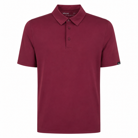 Top Shot Solid Polo - Maroon