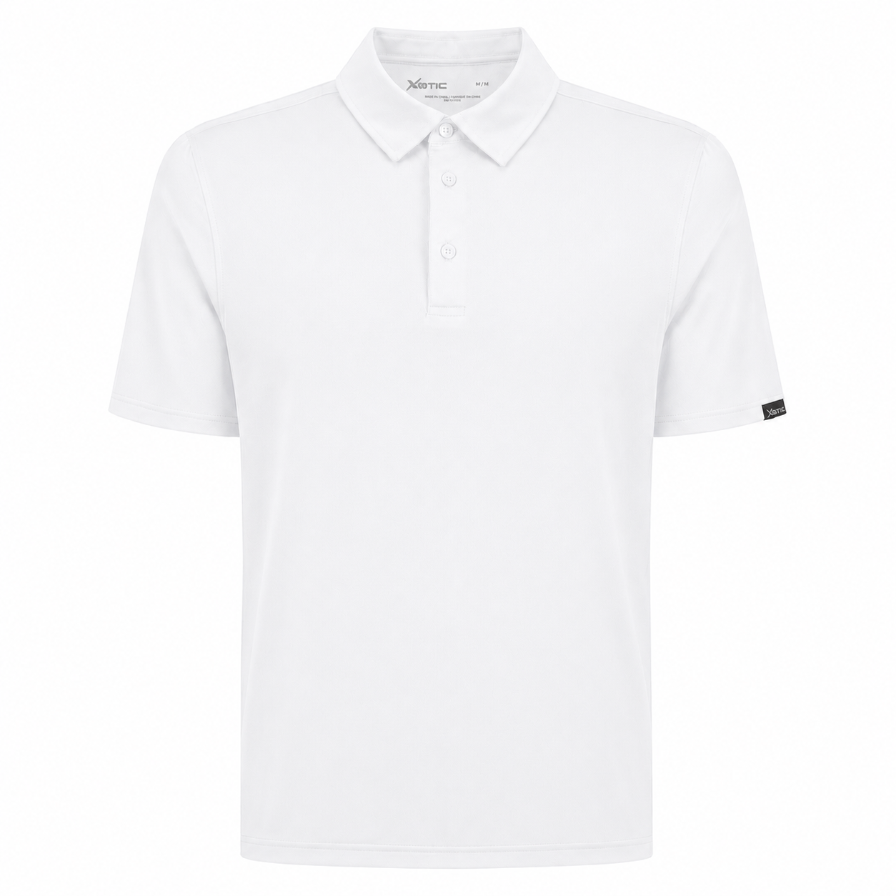 Top Shot Solid Polo - White