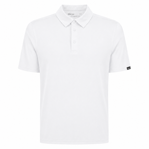 Top Shot Solid Polo - White