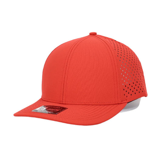 Red 6 Panel Hat