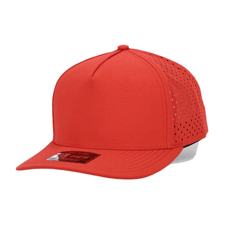 Red 5 Panel Hat