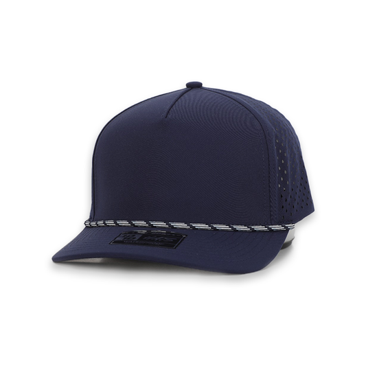 True Navy 5 Panel Rope Hat