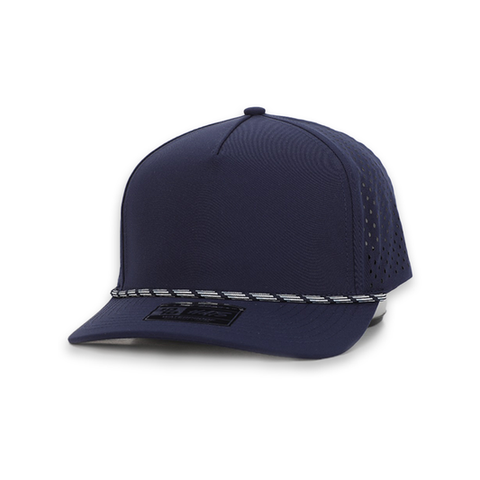 True Navy 5 Panel Rope Hat