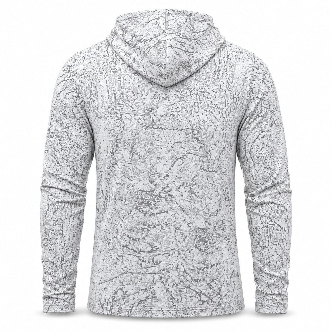Xotic Air-X Camo Hooded Long Sleeve Performance Shirt - Arctic - Back