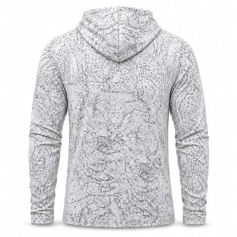 Xotic Air-X Camo Hooded Long Sleeve Performance Shirt - Arctic - Back