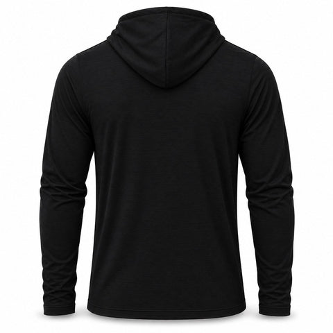 Xotic Air-X Hooded Performance Long Sleeve Shirt - Black - Back