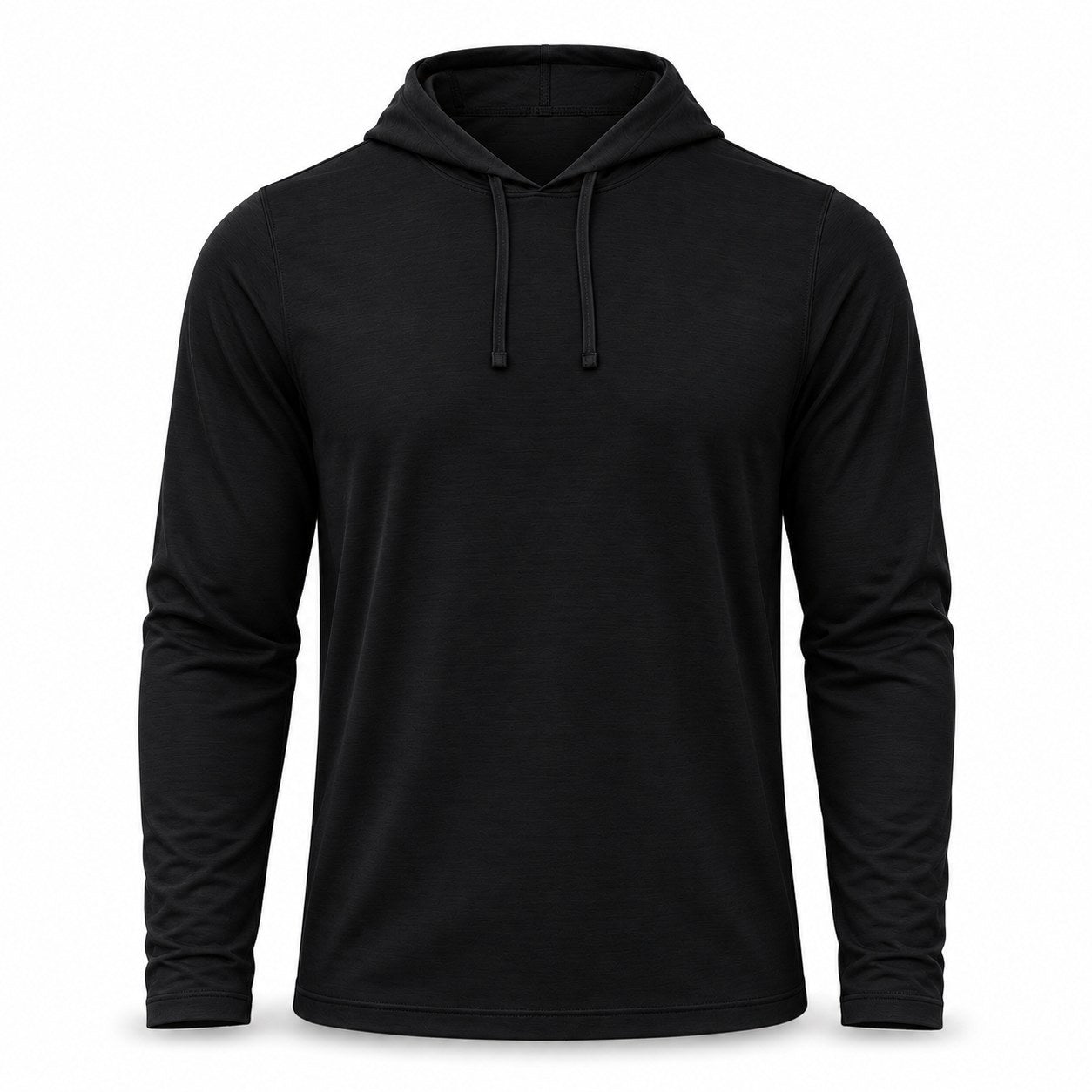 Xotic Air-X Hooded Performance Long Sleeve Shirt - Black - Front