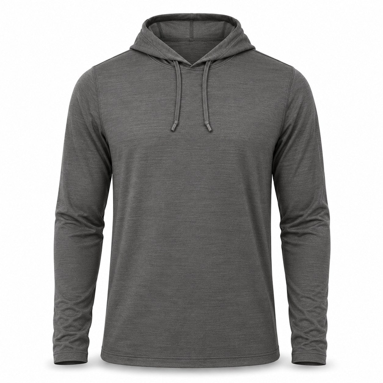 Xotic Air-X Hooded Performance Long Sleeve Shirt - Flint - Front