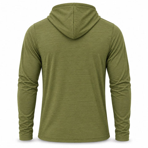 Xotic Air-X Hooded Performance Long Sleeve Shirt - Mesquite - Back