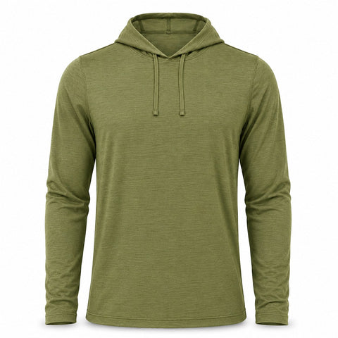 Xotic Air-X Hooded Performance Long Sleeve Shirt - Mesquite - Front