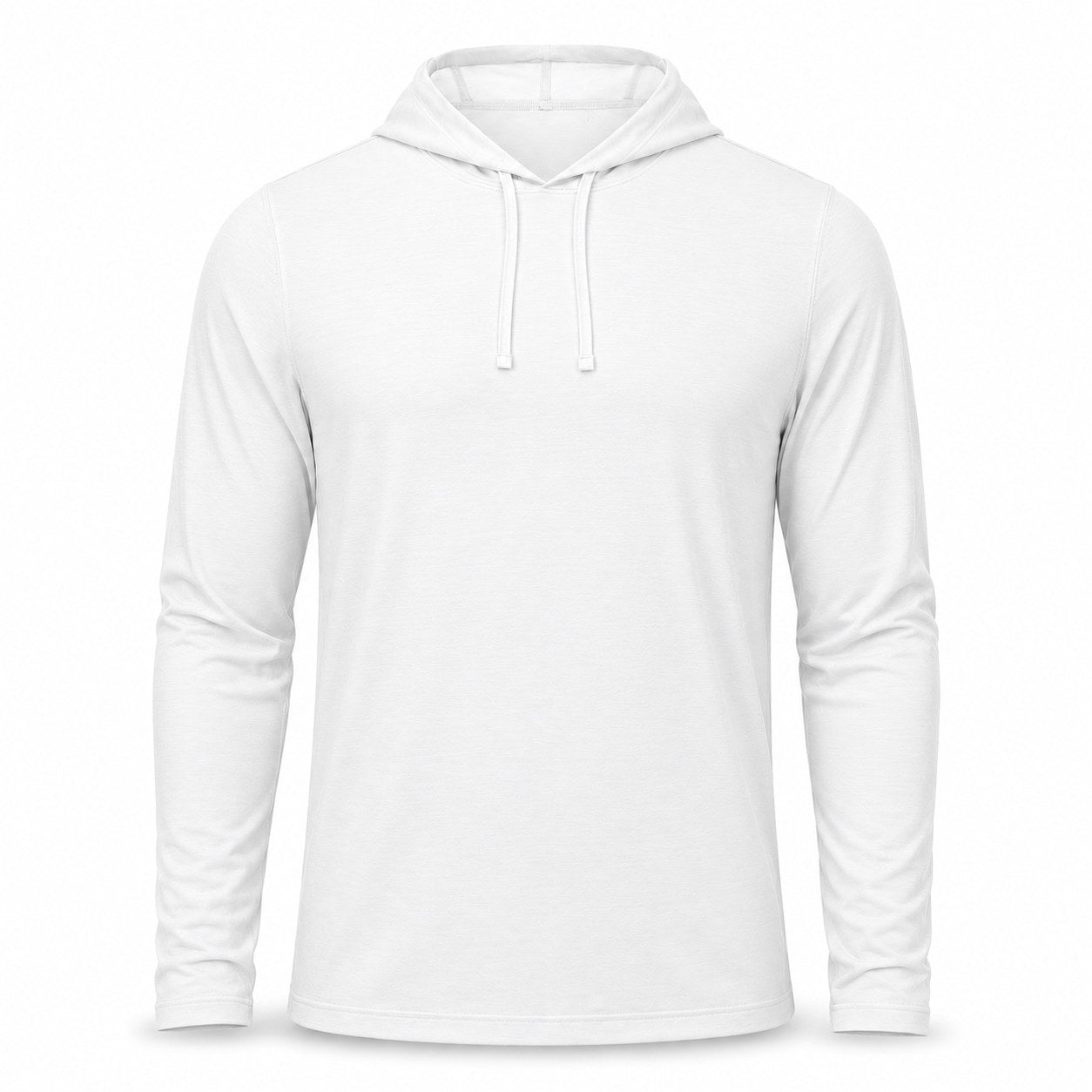 Xotic Air-X Hooded Performance Long Sleeve Shirt - White - Front