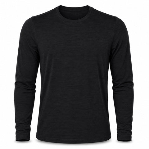 Xotic Air-X Performance Long Sleeve Shirt - Black - Front