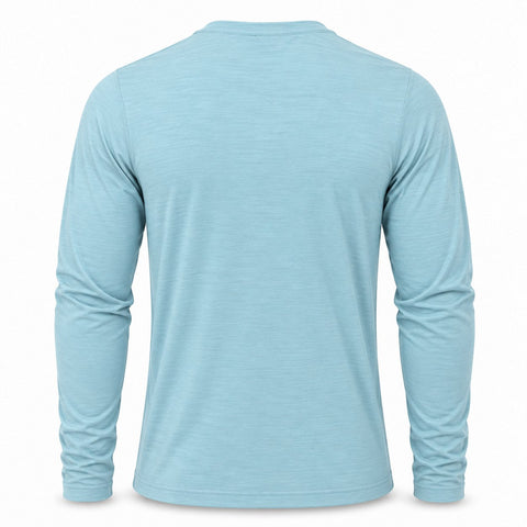 Xotic Air-X Performance Long Sleeve Shirt - Ice Blue - Back