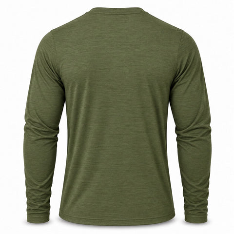 Xotic Air-X Performance Long Sleeve Shirt - Mesquite Heather - Back
