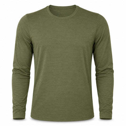 Xotic Air-X Performance Long Sleeve Shirt - Mesquite Heather - Front