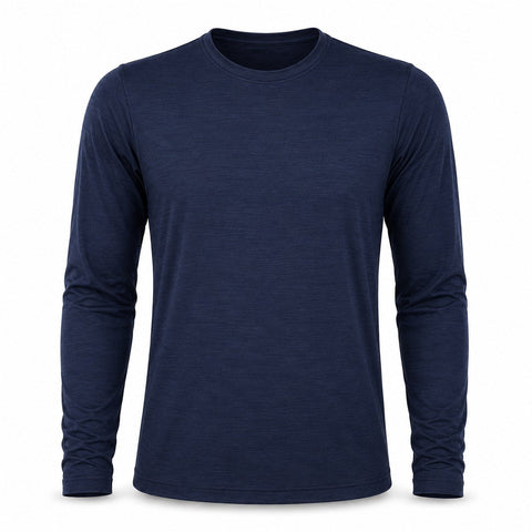 Xotic Air-X Performance Long Sleeve Shirt - Navy - Front