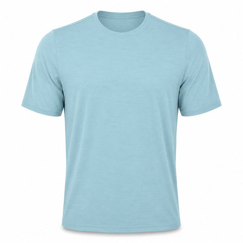 Xotic Air-X Performance Short Sleeve Shirt - Ice Blue - Front