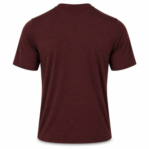 Xotic Air-X Performance Short Sleeve Shirt - Maroon - Back