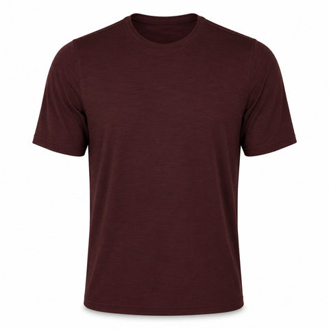 Xotic Air-X Performance Short Sleeve Shirt - Maroon - Front