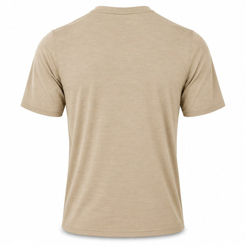 Xotic Air-X Performance Short Sleeve Shirt - Sand Stone Heather - Back