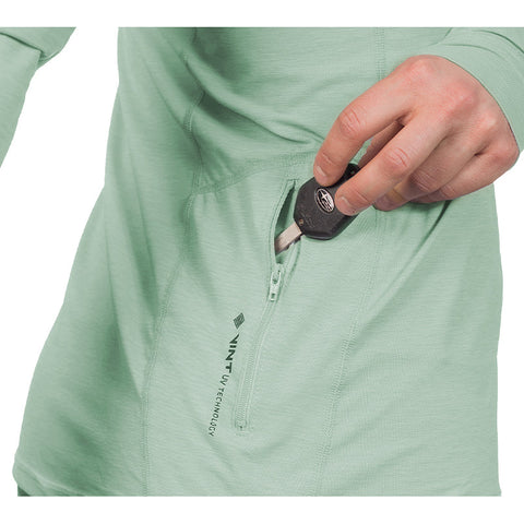 Anetik Flight Tech Hooded Womens Long Sleeve Shirt