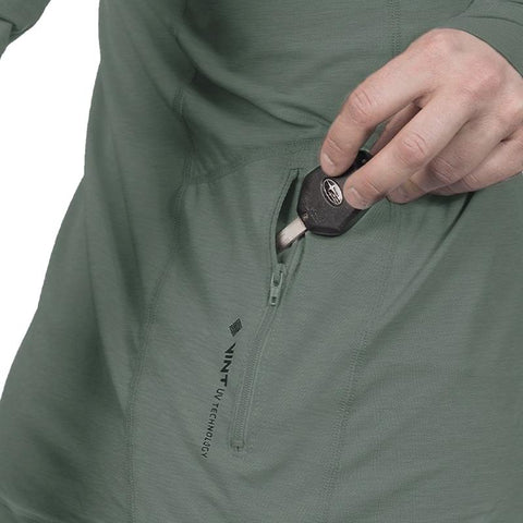 Anetik Flight Tech Hooded Womens Long Sleeve Shirt