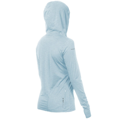 Anetik Breeze Tech Hooded Womens Long Sleeve Shirt