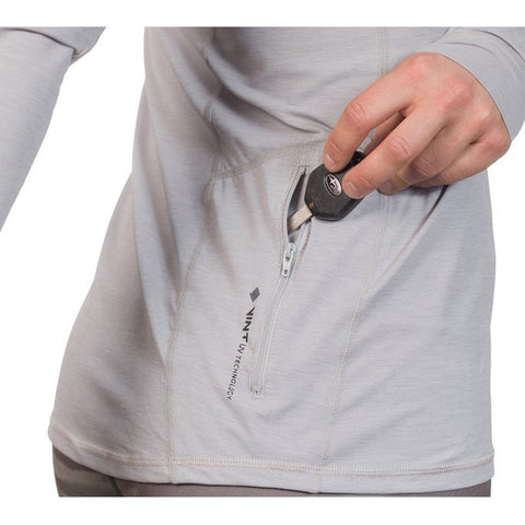 Anetik Flight Tech Hooded Womens Long Sleeve Shirt